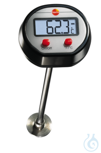 Mini oppervlakte thermometer Met de mini oppervlakthermometer van Testo bent...